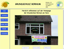 Tablet Screenshot of grundschule-bornum-am-harz.de